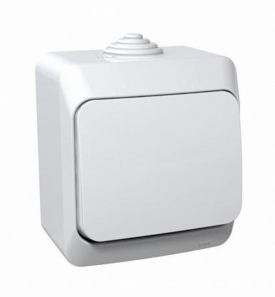 Переключатель 1-кл. ОП Этюд 10А IP44 10AX бел. SchE