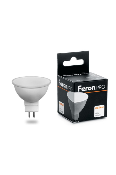 Лампа светодиодная Feron.PRO LB-1608 MR16 G5.3 8W 6400K OSRAM LED