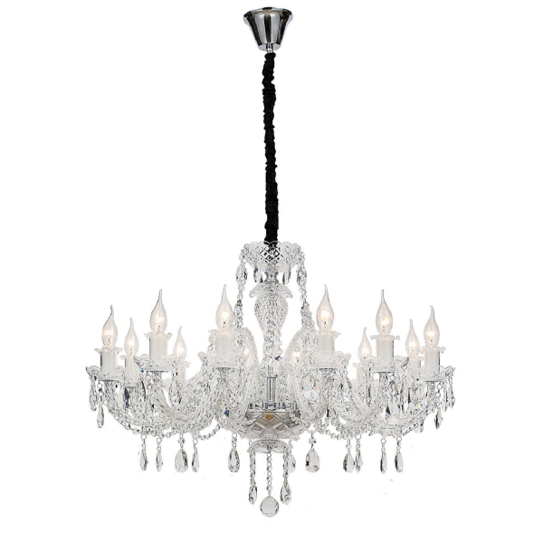 Подвесная люстра Favourite Lawanda 2022-12P D810хH620/1620 12*E14 хром