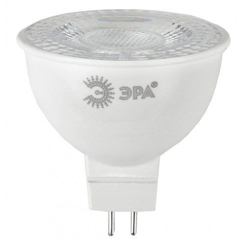 Лампочка светодиодная ЭРА STD LED Lense MR16-8W-827-GU5.3 GU5.3 8Вт линзованная софит теплый белый с