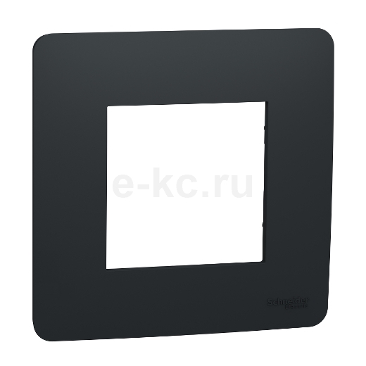 Рамка никель/антрацит 1-м UNICA STUDIO SchE 1239780