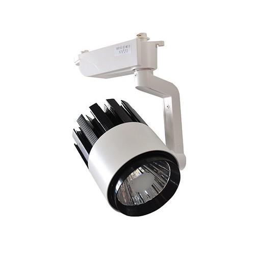Светильник трековый Белое Крепление 03-30W LED COB 4000K