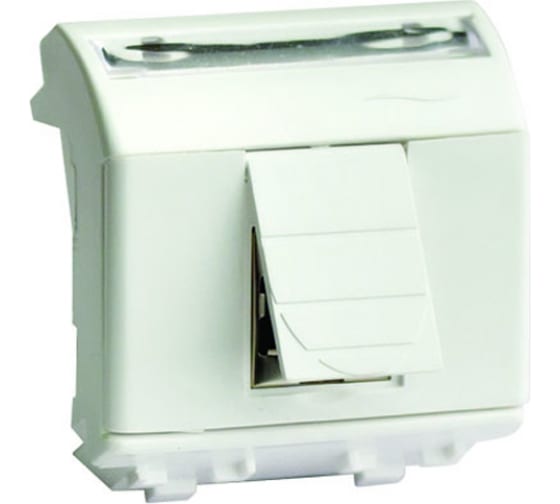 Розетка компьтерная RJ45 категория 5е разъем PcNet Brava