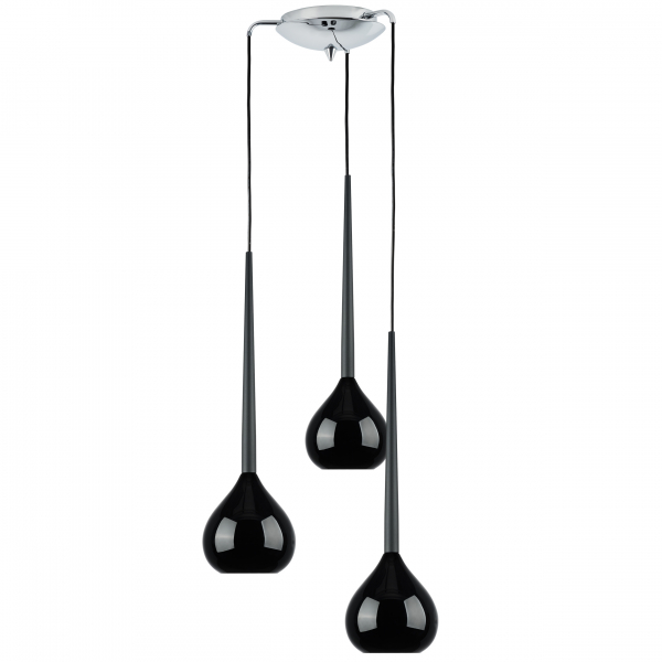 Подвесная люстра Lightstar Forma 3*E14 в комплекте черный MD2128A-3BL