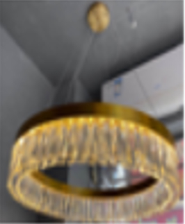 Подвесная люстра MODELUX ML.003.600 LED 120W 500-1400*600*600мм бронза