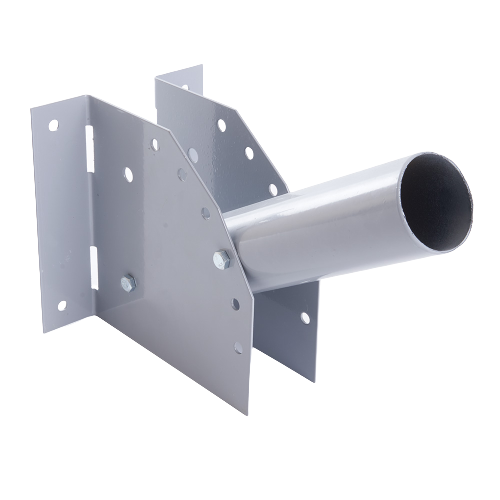 Кронштейн для уличного светильника с переменным углом 230х150х120 d48mm серый  ДС-1