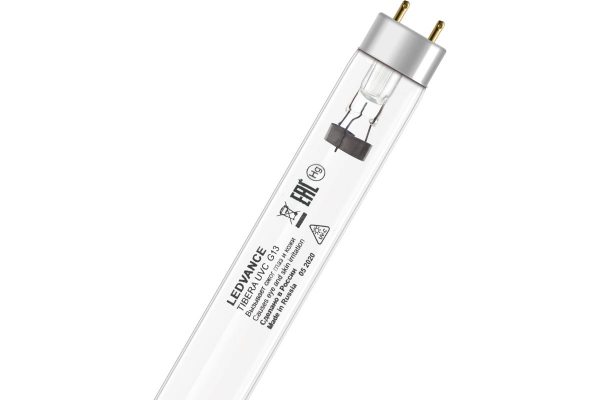 Лампа линейная люминисцентная ЛЛ УФ 15вт G13 TIBERA UVC T8 бактерицидная LEDVANCE