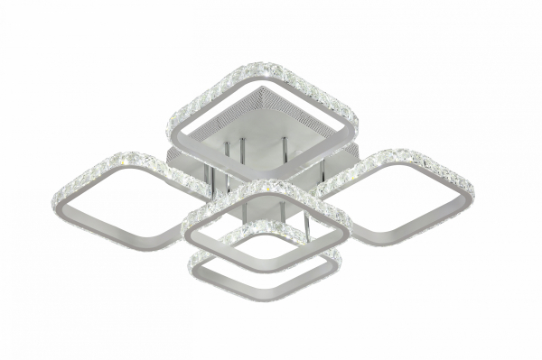Управляемый светодиодный светильник, 3000-6500К, Ф380х380 ММ Decor 3002 120W White