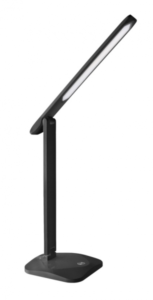 Ultraflash UF-731 C02 черный (LED настольный Cветильник, 11 Вт, 3 уровня яркости)