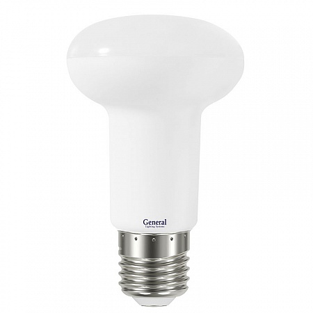 Лампа General GLDEN-R63-8Вт-230-E27-6500К