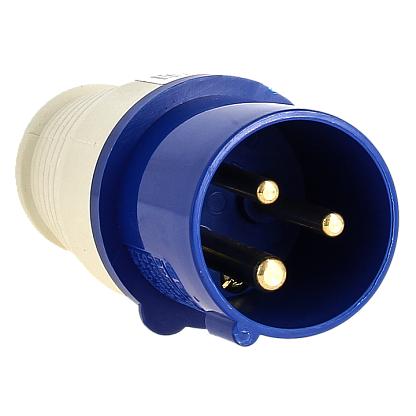Вилка переносная 023 32А 2P+PE 220В IP44 EKF