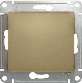 *Механизм переключателя 1-кл. СП Glossa 10А IP20 (сх. 6) 10AX титан SchE