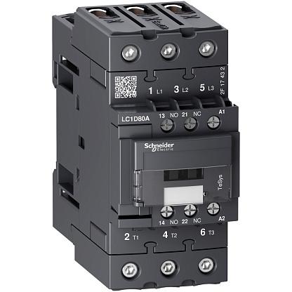 Контактор 3P Everlink AC3 440В 80A катушка управления 220В AC 50/60Гц SE TeSys D