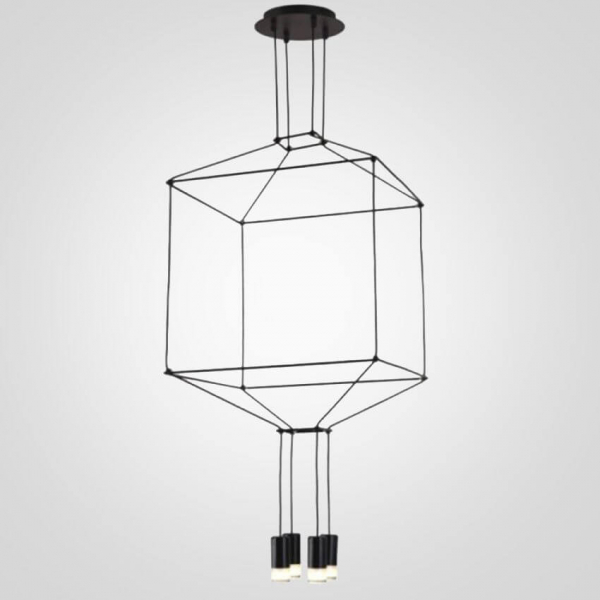 Подвесная люстра Imperium Loft Vibia Wireflow 84527-22 4*G9