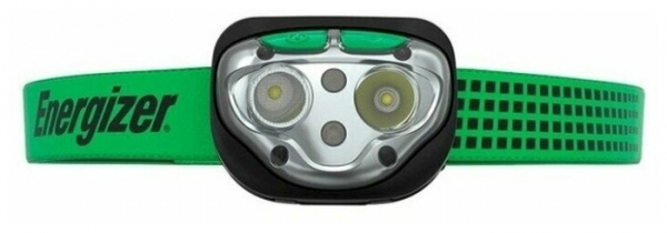 Фонарь налобный аккум. ENR RECHAR HEADLIGHT - 400 люм. 2 светод., 1 кр, 1 зел (ионный аккум.)