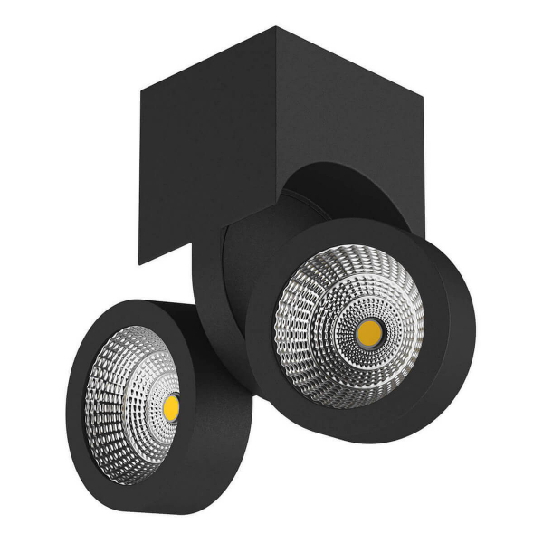 Светильник SNODO LED 2х10W 1960LM 23G 4000K IP20 черный (в комплекте)
