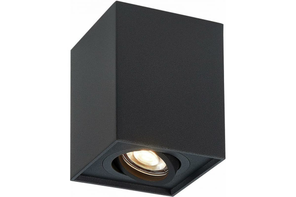 Светильник потолочный чёрный ST Luce 50W L100хW100хH123 ST109.407.01