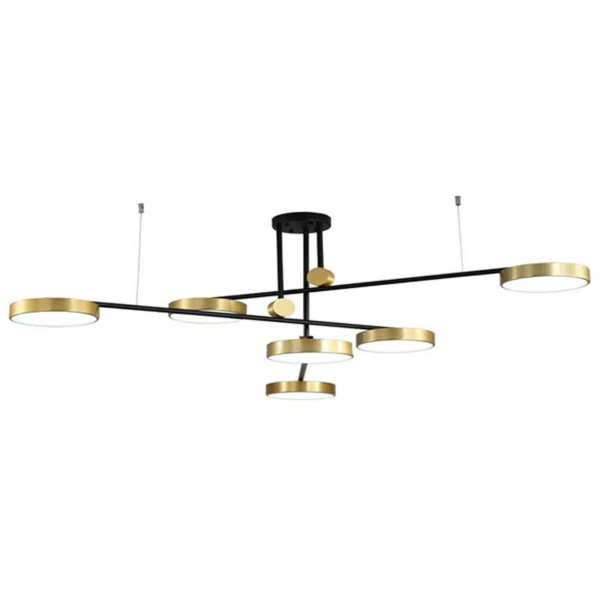 Потолочная светодиодная люстра Kink Light Рапис 07647-6,20(4000k) w150х150 h55 Led 6*16W