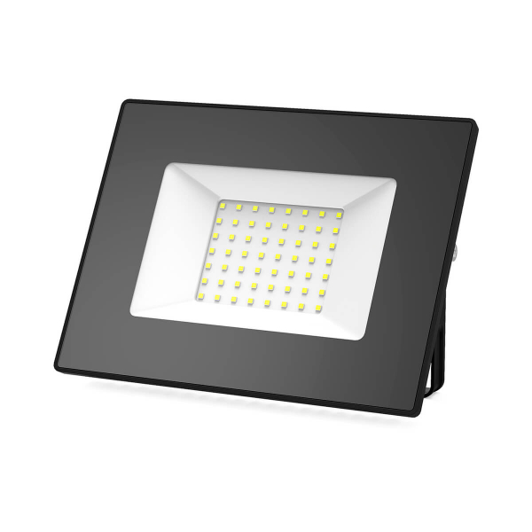 Прожектор светодиодный ДО-50Вт 4500Лм 6500К IP65 1200-240 B черный LED Elementary Gauss