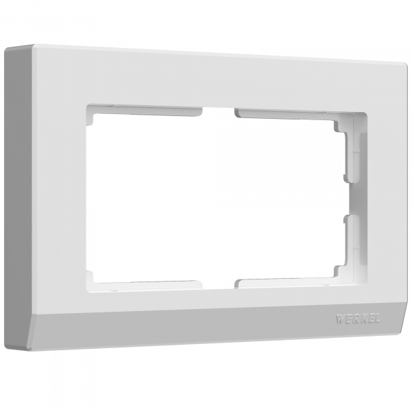 Рамка на 2 поста WL04-Frame-02-white  WERKEL Stark W0081801