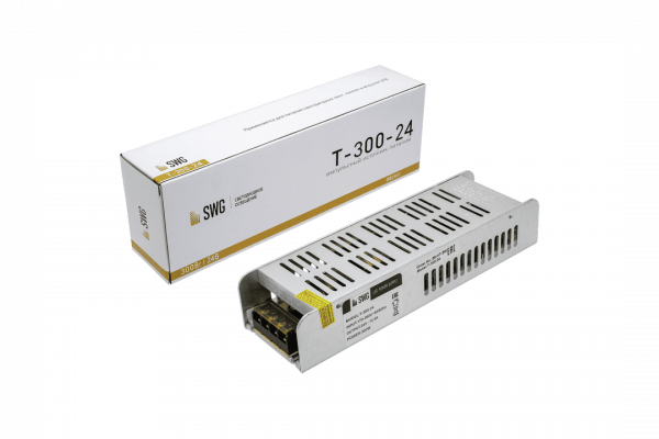 Блок питания компактный (узкий), 300 W, 24V, T-300-24 SWG
