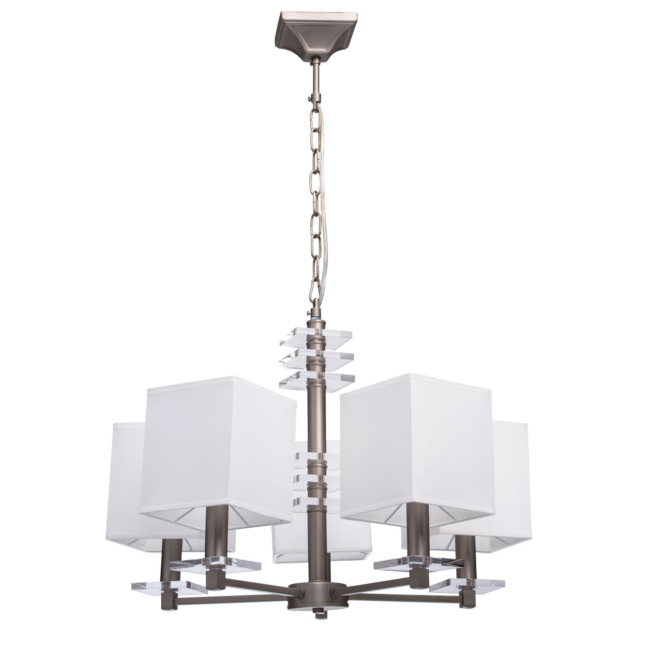 Подвесная люстра MW-Light Прато 4, 5*E14 белая