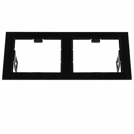 Рамка Lightstar Domino Quadro 214527 MR16 черный (в комплекте) Double