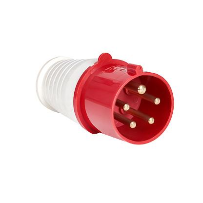 Вилка кабельная 16А 3P+N+E IP44 переносная 380В