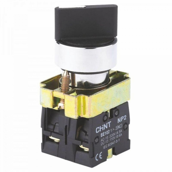 Переключатель NP2-BD33 3 полож. с фиксацией 2НО IP40 CHINT