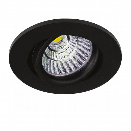 Встраиваемый светильник Lightstar Soffi 16 212437 LED 7W 630LM 40G 3000K черный