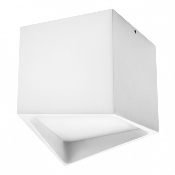 Потолочный светодиодный светильник Lightstar Quadro LED 12W 960LM 4000K IP55 белый