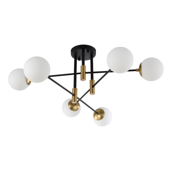 Потолочная люстра Crystal Lux Fidel FIDEL PL6 BLACK