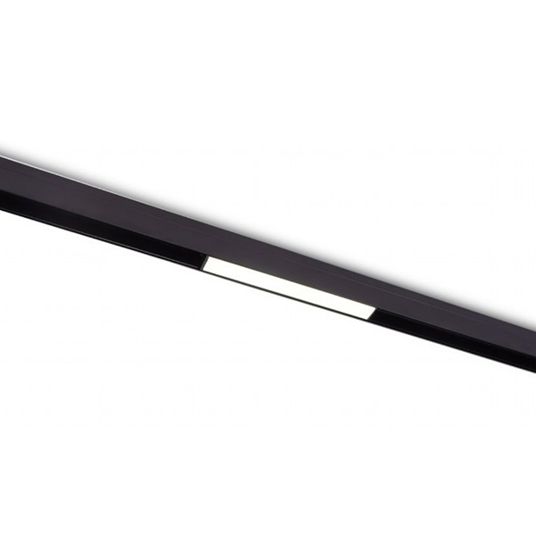 Магнитный трековый светильник Черный LED 1*12W 3000K 780Lm Ra>90 120 IP20 L406xW22xH44 48V