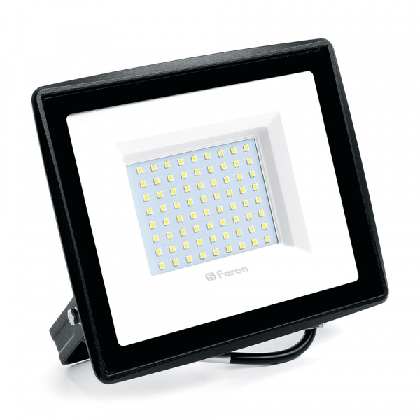 Прожектор светодиодный Feron 2835 SMD 100W 4000K IP65 AC230V/50Hz, черный, LL-922