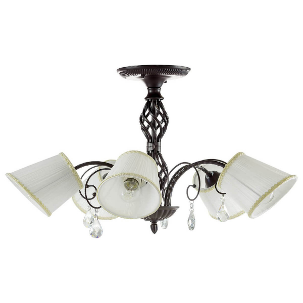 Потолочная люстра Lightstar Esedra 5*E27 200W BROWN SX1115-5