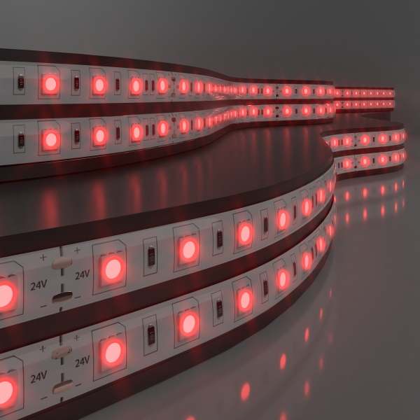 Лента светодиодная 5050 60led Red 12V IP65