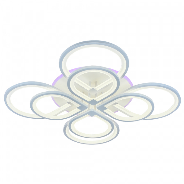 Люстра светодиодная Profit Light 8000/4+4 WHT 240W+11W RGB 3000-6000K пульт