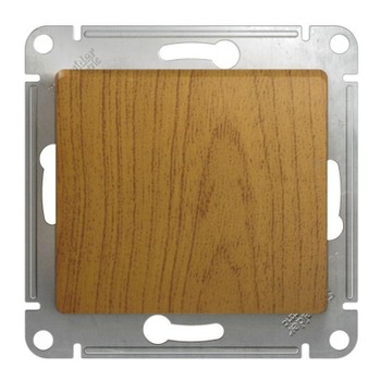 Механизм выключателя 1-кл GLOSSA 10A IP20 10AX дер. дуб. SchE