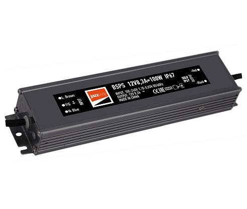 Драйвер BSPS 12В 8.3A=100Вт влагозащ. IP67 JazzWay