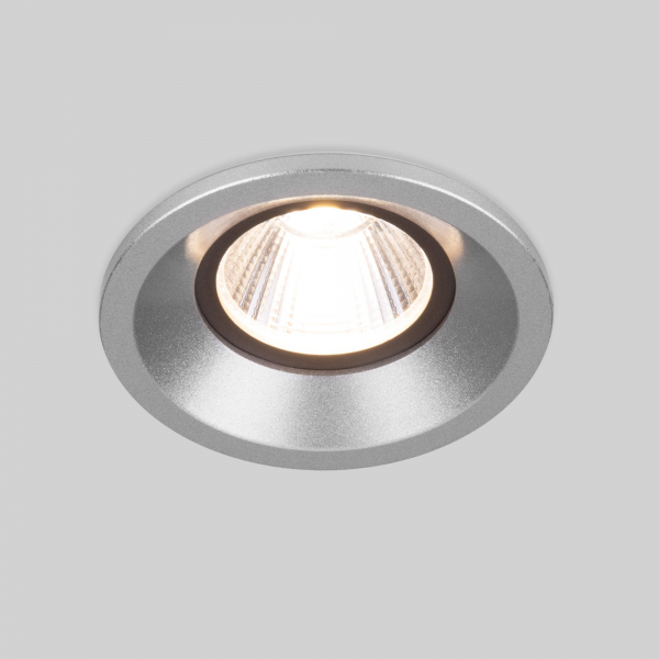 Встраиваемый точечный светодиодный светильник Elektrostandard 25024/LED 7W 4200K SL серебро