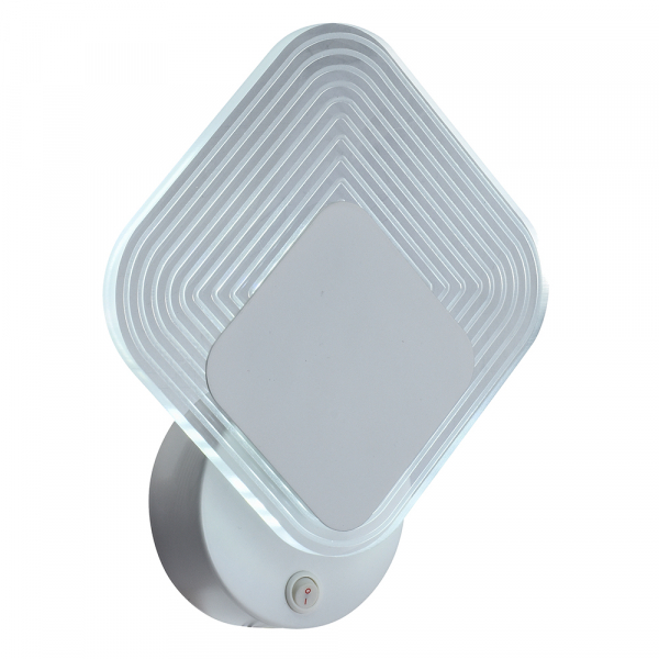 Светильник светодиодный накладной ProfitLight 5886/1W WHT 12W 3000-6000K 800lm 165*165*60мм