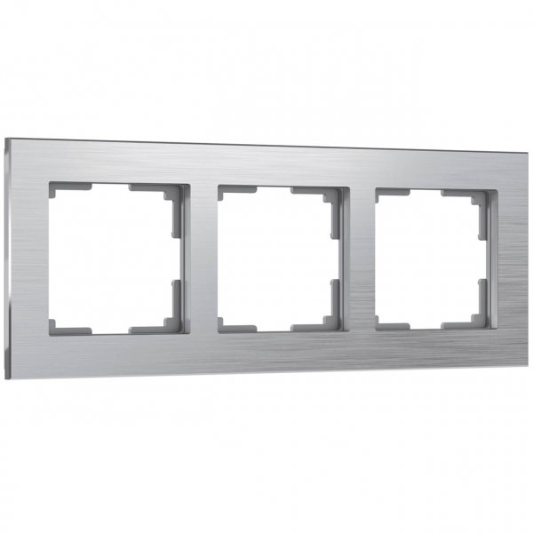 Рамка на 3 поста WL11-Frame-03 / W0031706 (1/10/60) WERKEL Aluminium (алюминий) a050950