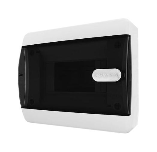 Щит навесной ЩРН-П-6 мод. прозр. черн. дверь IP41 Tekfor CNK40-06-1