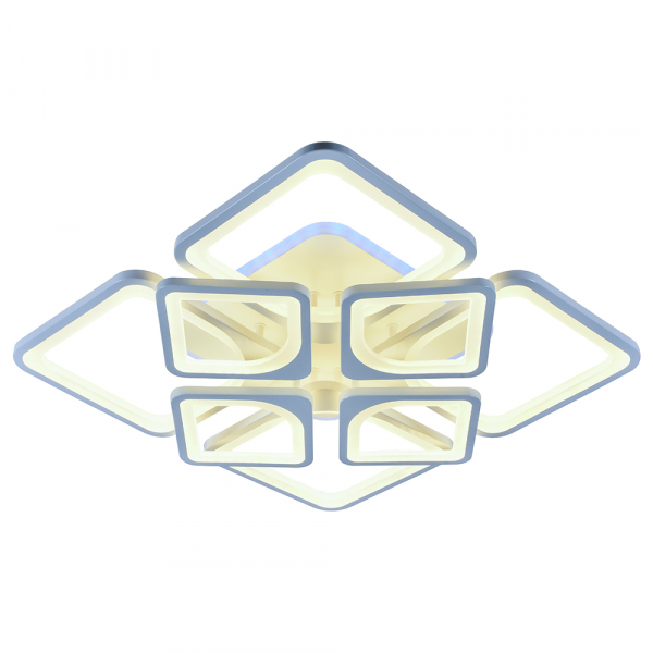 Люстра светодиодная Profit Light 8057/4+4 WHT A 224W+10W RGB 3000-6000K 16300lm пульт