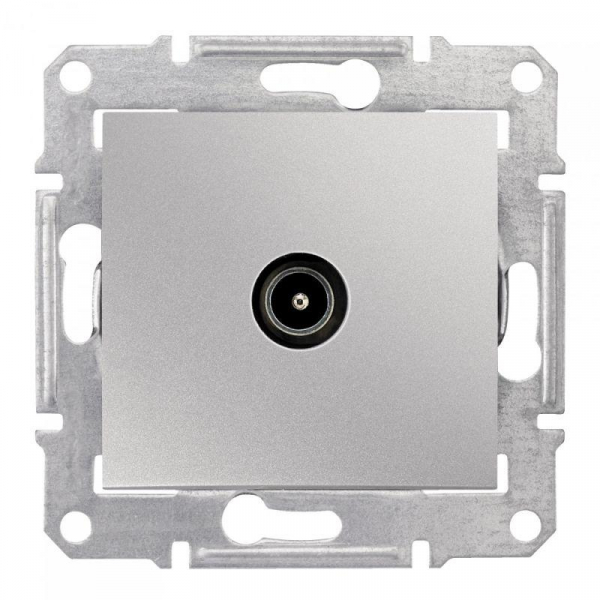 *Механизм розетки TV проходной AtlasDesign 4DB алюм. SchE
