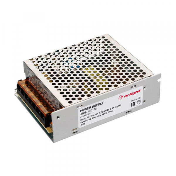 Блок питания Arlight ARS-100-24 (24V, 4.2, 100W)