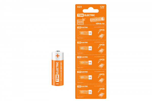 Батарейка (элемент питания) А23 C Alkaline 12V BP-5 TDM