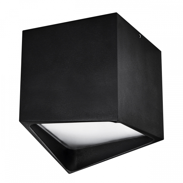 Потолочный светодиодный светильник Lightstar Quadro 12W 960LM 4000K IP55 черный
