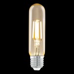 Лампа светодиодная филаментная Eglo E27 3,5W 2200К янтарь 11554