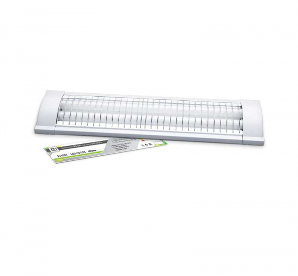 Светильник под светодиодную лампу SPO-405 2х10Вт 230В LED-Т8 G13 IP40 600 мм LLT